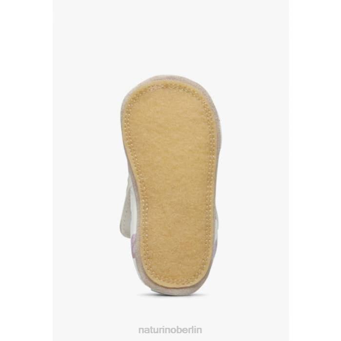 de Naturino Baby plumard Krippenschuhe mit Marienkäfer-Aufdruck Creme 822X6