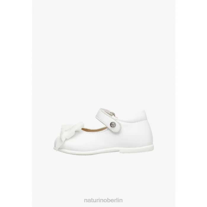 de Naturino Kinder Arabeske Ballerinas aus Leder Weiss 822X530