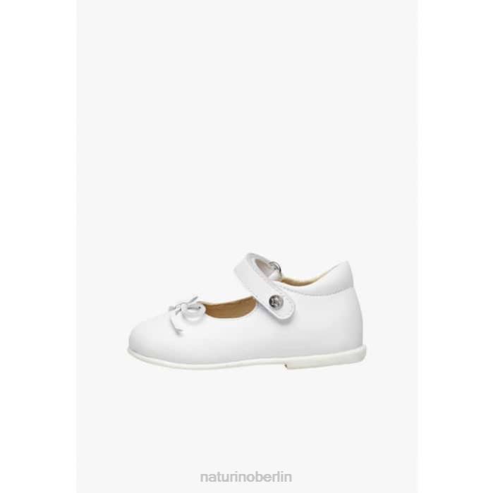 de Naturino Kinder Ballett Ballerinas aus Leder mit Schleife Silber 822X311