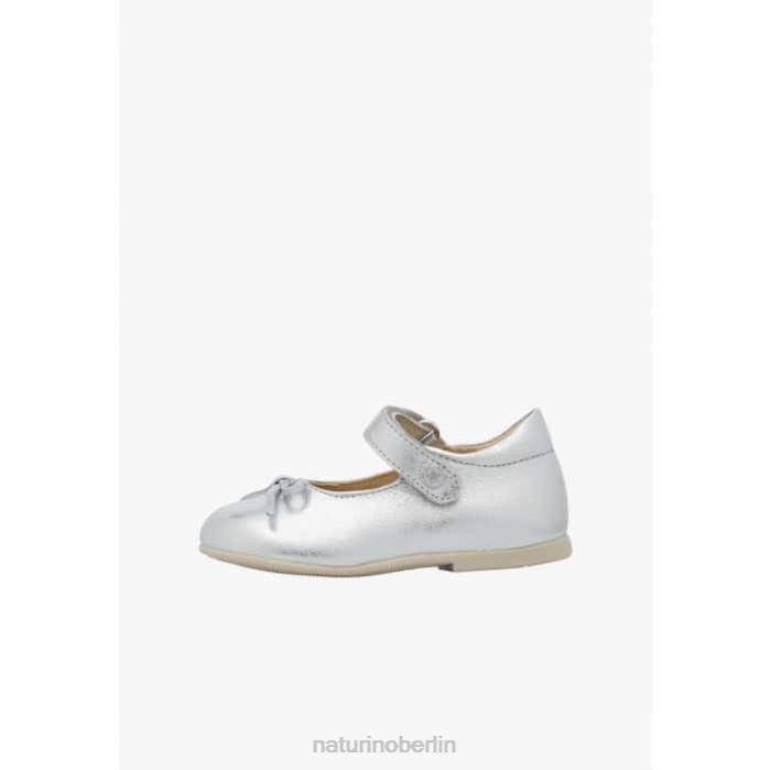 de Naturino Kinder Ballett Ballerinas aus laminiertem Leder Silber 822X250