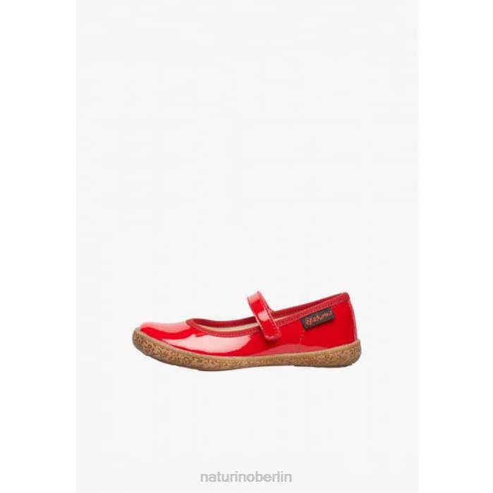 de Naturino Kinder pavia Riemchenballerinas aus Lackleder Rot 822X538