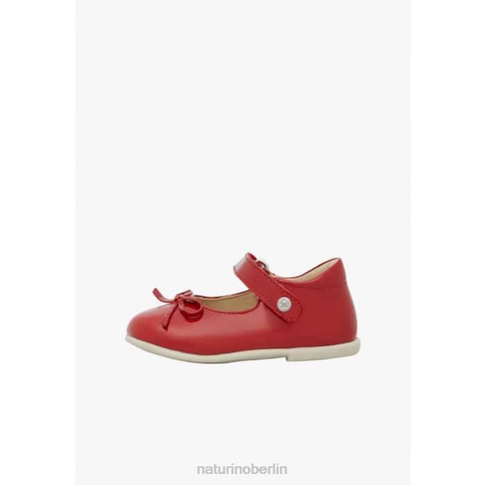 de Naturino Kinder Ballett Riemchenballerinas aus Lackleder Rot 822X299
