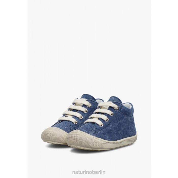 de Naturino Kinder Kokon Canvas-Schuhe für die ersten Schritte Blau 822X285