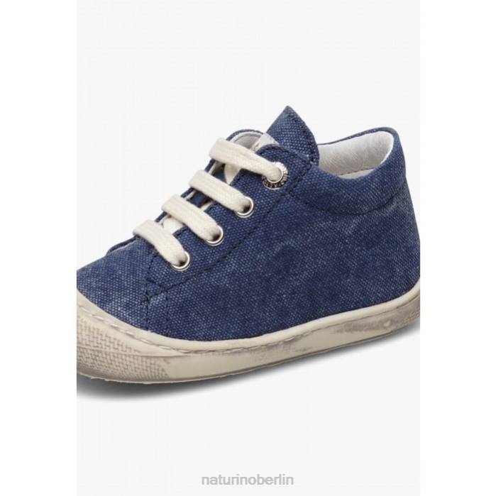 de Naturino Kinder Kokon Canvas-Schuhe für die ersten Schritte Blau 822X285
