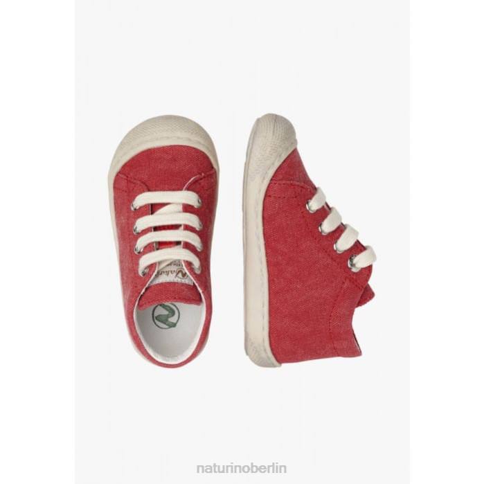 de Naturino Kinder Kokon Canvas-Schuhe für die ersten Schritte Rot 822X337