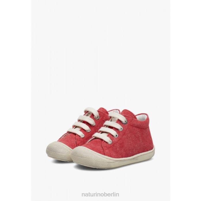 de Naturino Kinder Kokon Canvas-Schuhe für die ersten Schritte Rot 822X337