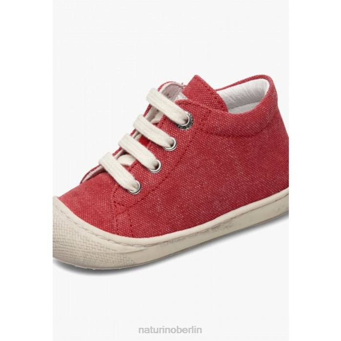 de Naturino Kinder Kokon Canvas-Schuhe für die ersten Schritte Rot 822X337