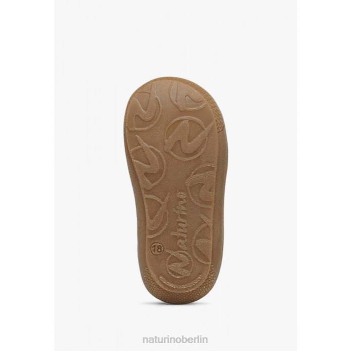 de Naturino Kinder Kokon Lauflernschuhe aus Leder mit Reptilienprint Puderrosa 822X256