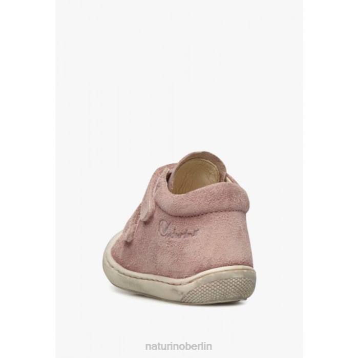 de Naturino Kinder Kokon vl Erste-Schritte-Schuhe aus Delave-Wildleder Rosa 822X332