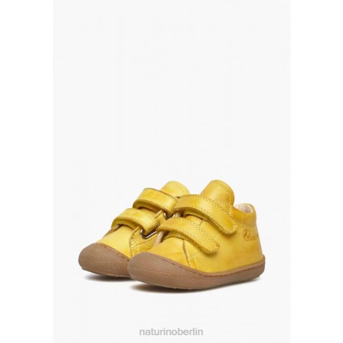 de Naturino Kinder Kokon vl Erste-Schritte-Schuhe aus Nappaleder Gelb 822X276