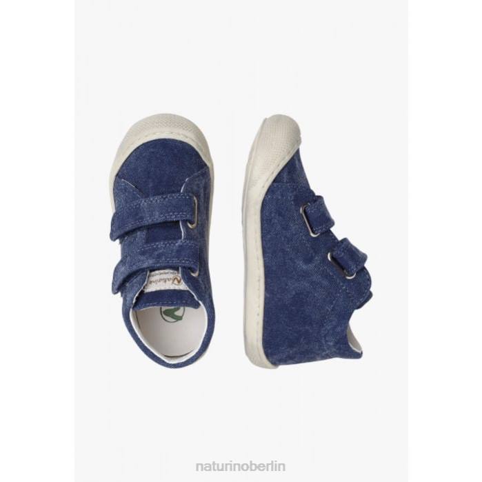 de Naturino Kinder Kokon Canvas-Schuhe für die ersten Schritte Blau 822X198