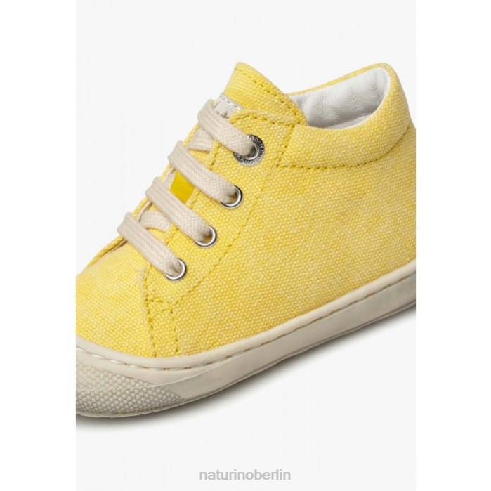 de Naturino Kinder Kokon Canvas-Schuhe für die ersten Schritte Gelb 822X211