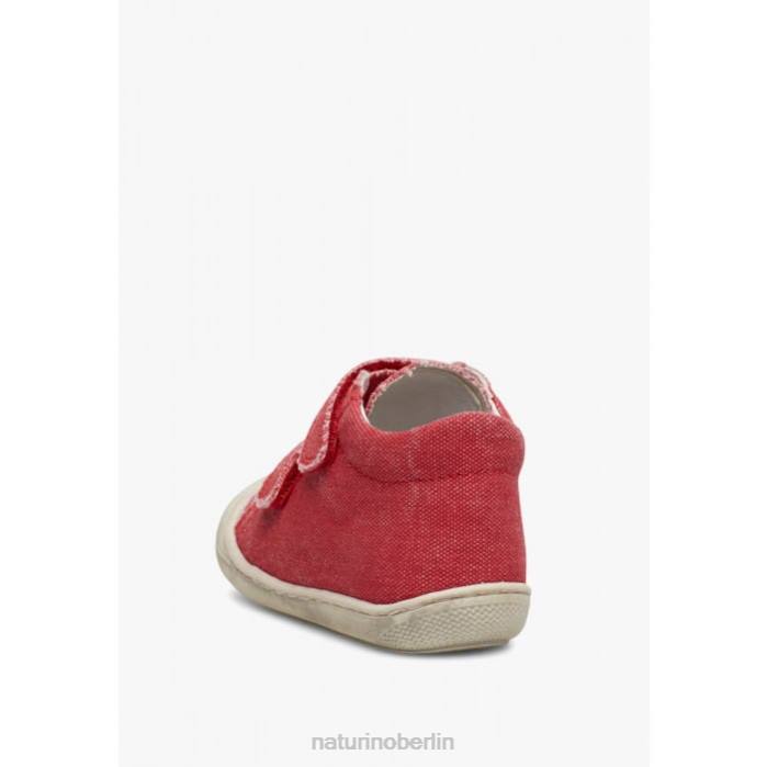 de Naturino Kinder Kokon Canvas-Schuhe für die ersten Schritte Rot 822X206