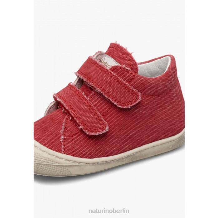 de Naturino Kinder Kokon Canvas-Schuhe für die ersten Schritte Rot 822X206