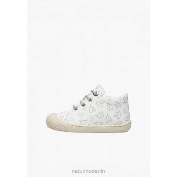 de Naturino Kinder Kokon Canvas-Schuhe für die ersten Schritte Weiss 822X146