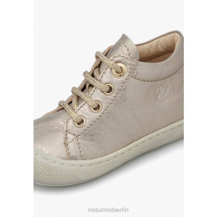 de Naturino Kinder Kokon Erste-Schritt-Stiefeletten aus Metallic-Leder Puderrosa 822X191