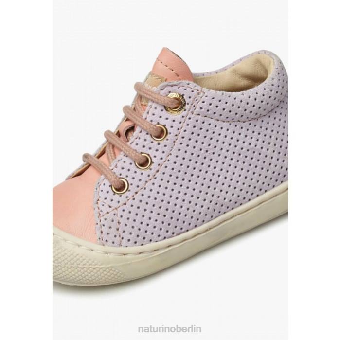 de Naturino Kinder Kokon Erste-Schritte-Schuhe aus Leder und Wildleder lila 822X80