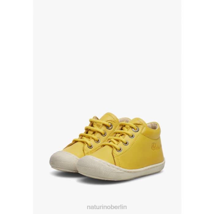 de Naturino Kinder Kokon Erste-Schritte-Schuhe aus Nappaleder Gelb 822X130