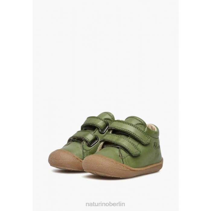 de Naturino Kinder Kokon Erste-Schritte-Schuhe aus Nappaleder Grün 822X202