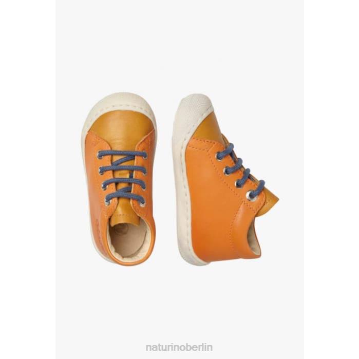 de Naturino Kinder Kokon Erste-Schritte-Schuhe aus Nappaleder orange 822X144