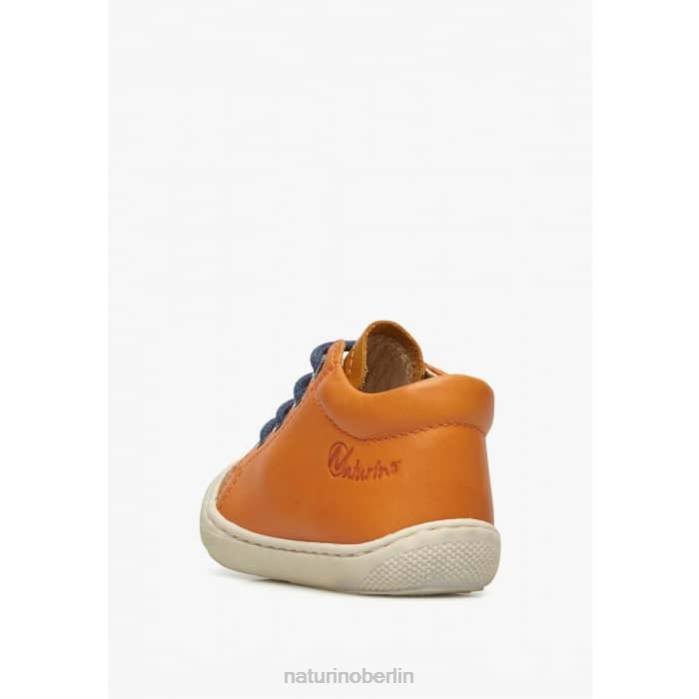 de Naturino Kinder Kokon Erste-Schritte-Schuhe aus Nappaleder orange 822X144