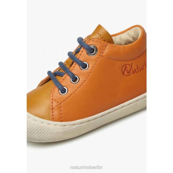 de Naturino Kinder Kokon Erste-Schritte-Schuhe aus Nappaleder orange 822X144