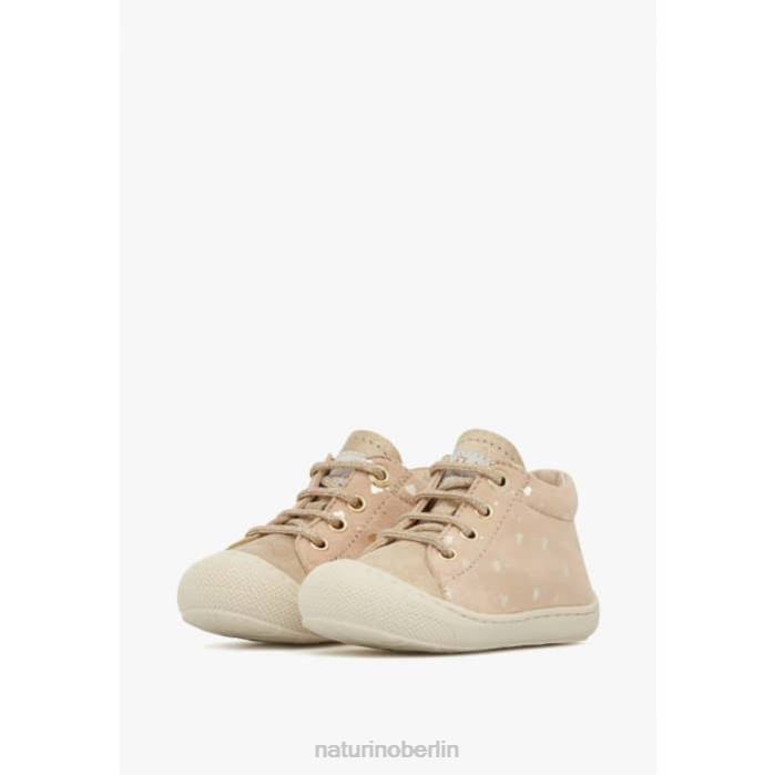 de Naturino Kinder Kokon Erste-Schritte-Schuhe aus Wildleder Platin 822X142