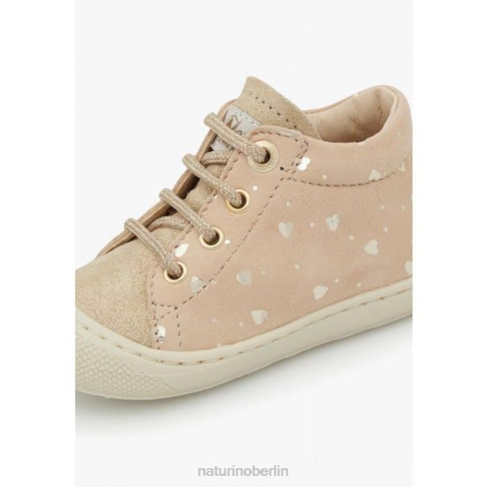 de Naturino Kinder Kokon Erste-Schritte-Schuhe aus Wildleder Platin 822X142
