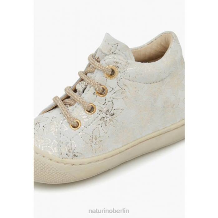 de Naturino Kinder Kokon Erste-Schritte-Schuhe aus Wildleder Platin 822X77