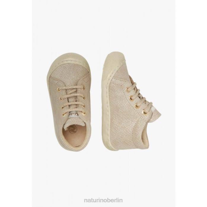 de Naturino Kinder Kokon Erste-Schritte-Schuhe aus Wildleder Platin 822X81