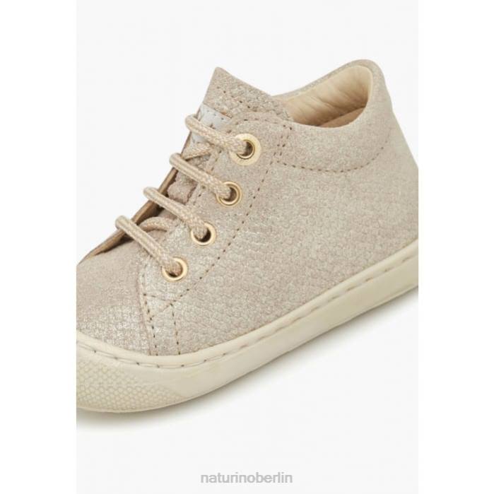 de Naturino Kinder Kokon Erste-Schritte-Schuhe aus Wildleder Platin 822X81