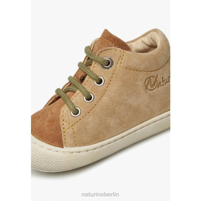 de Naturino Kinder Kokon Erste-Schritte-Schuhe aus Wildleder beige-braun 822X62