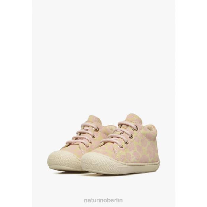 de Naturino Kinder Kokon Erste-Schritte-Schuhe aus Wildleder puderrosa-gold 822X79