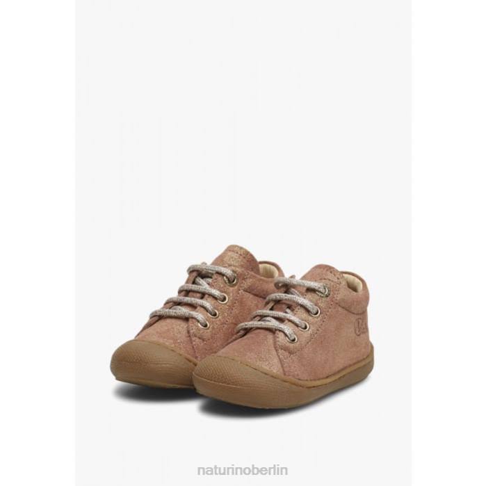 de Naturino Kinder Kokon Glitzernde Wildlederschuhe für den ersten Schritt altrosa 822X122