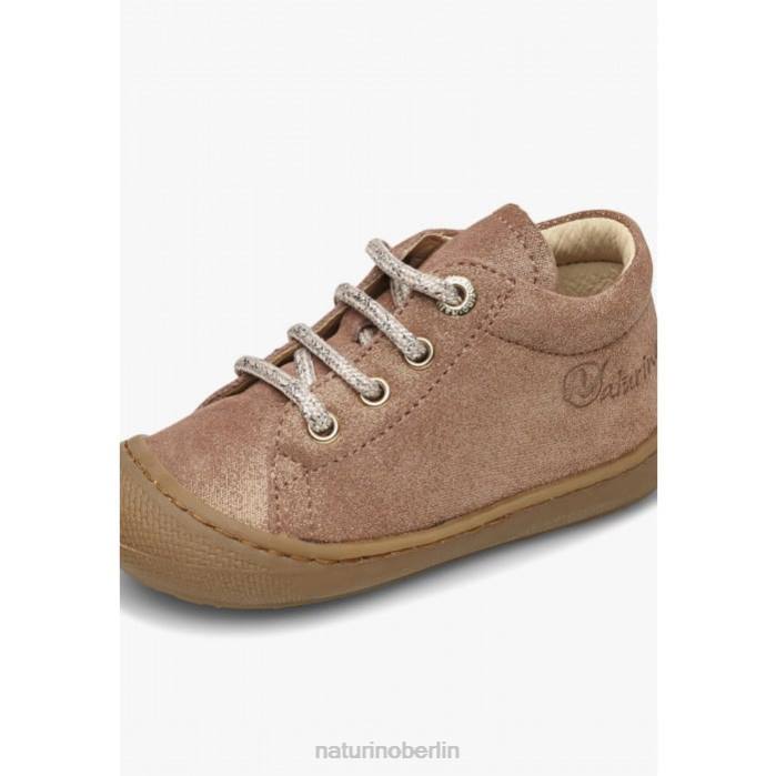 de Naturino Kinder Kokon Glitzernde Wildlederschuhe für den ersten Schritt altrosa 822X122