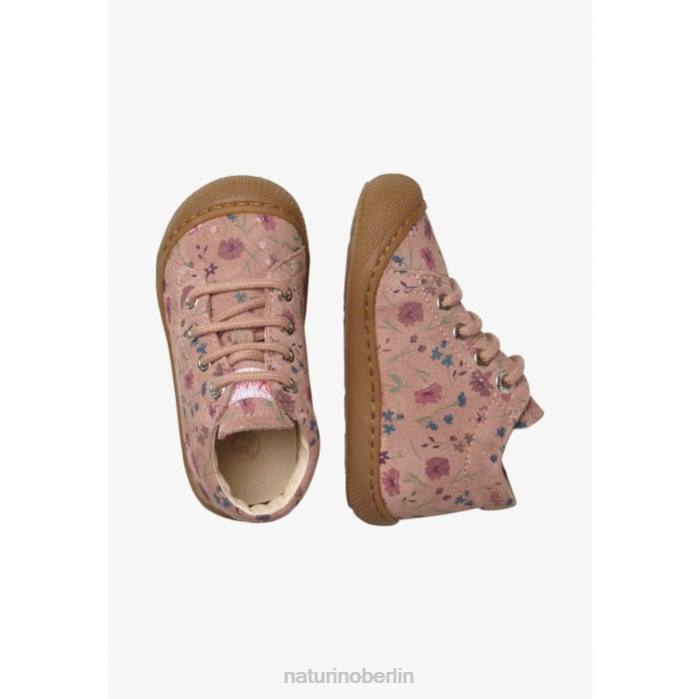 de Naturino Kinder Kokon Kleinkind-Stiefeletten aus Wildleder mit Blumenmuster altrosa 822X188