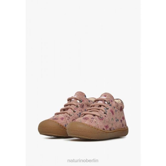 de Naturino Kinder Kokon Kleinkind-Stiefeletten aus Wildleder mit Blumenmuster altrosa 822X188