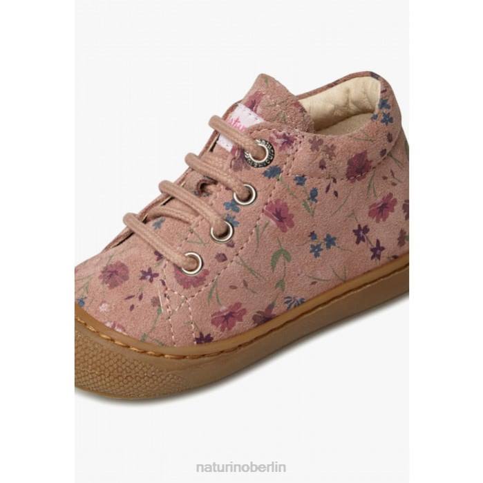de Naturino Kinder Kokon Kleinkind-Stiefeletten aus Wildleder mit Blumenmuster altrosa 822X188
