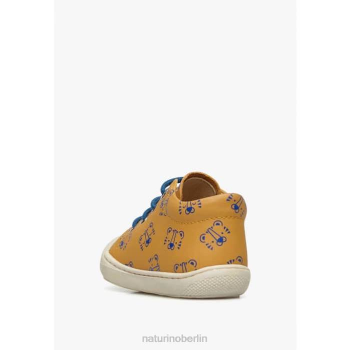 de Naturino Kinder Kokon Lederschuhe für Kleinkinder mit Tigerprint Kürbis 822X99