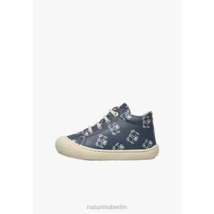 de Naturino Kinder Kokon Lederschuhe für Kleinkinder mit Tigerprint Marine 822X107