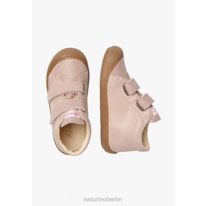 de Naturino Kinder Kokon vl Erste-Schritt-Stiefeletten aus Leder mit Reptilienmuster Rosa 822X214