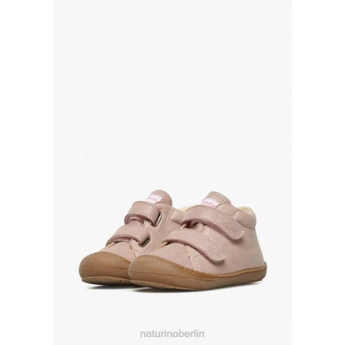 de Naturino Kinder Kokon vl Erste-Schritt-Stiefeletten aus Leder mit Reptilienmuster Rosa 822X214