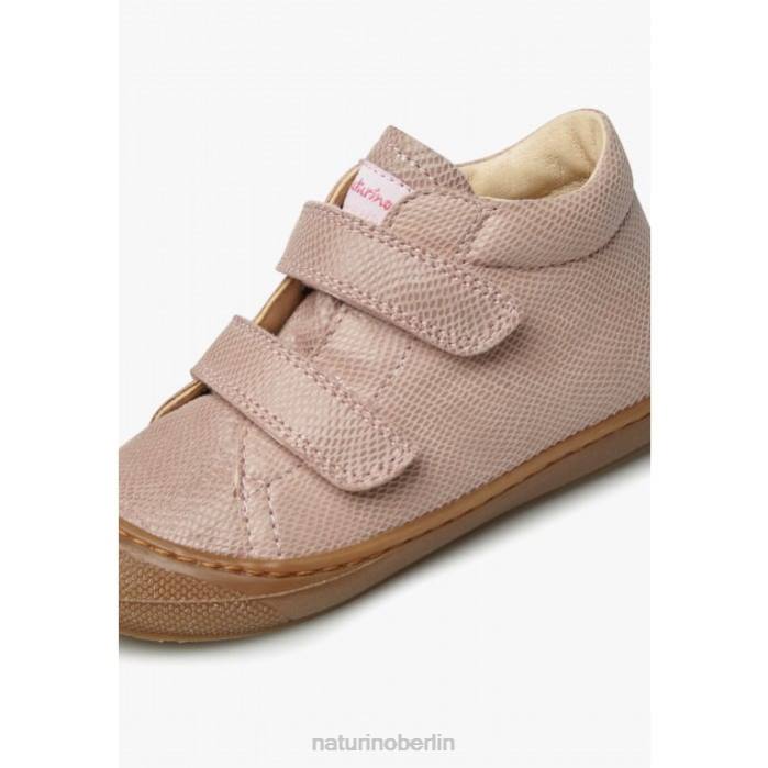 de Naturino Kinder Kokon vl Erste-Schritt-Stiefeletten aus Leder mit Reptilienmuster Rosa 822X214