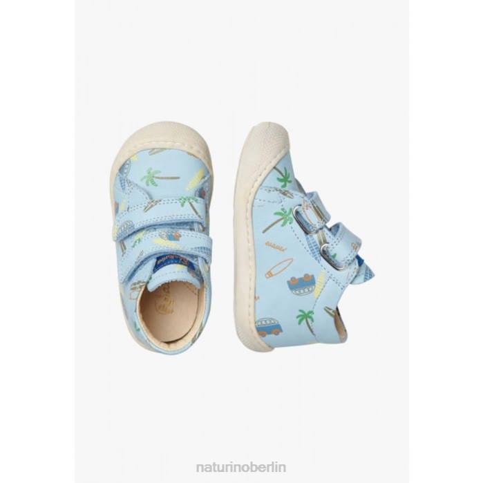 de Naturino Kinder Kokon vl Erste-Schritte-Schuhe aus Leder Himmelblau 822X159