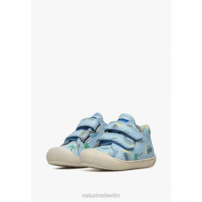 de Naturino Kinder Kokon vl Erste-Schritte-Schuhe aus Leder Himmelblau 822X159