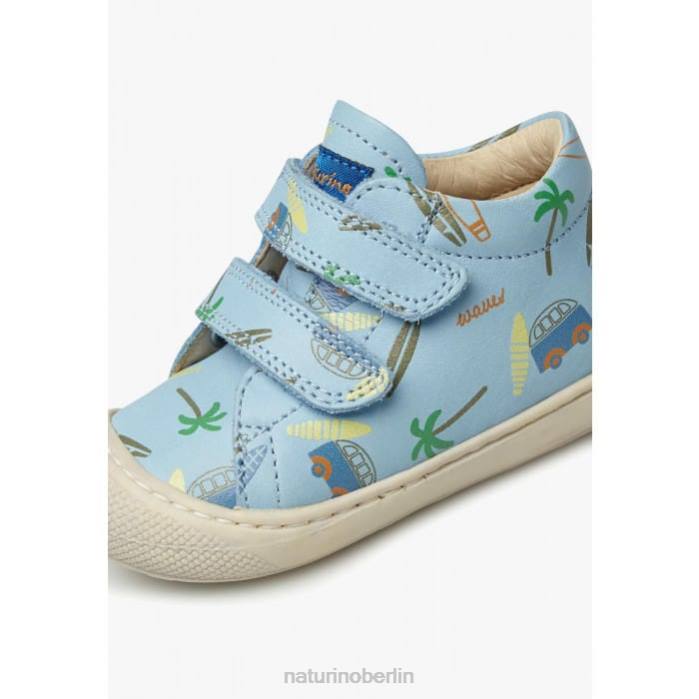 de Naturino Kinder Kokon vl Erste-Schritte-Schuhe aus Leder Himmelblau 822X159