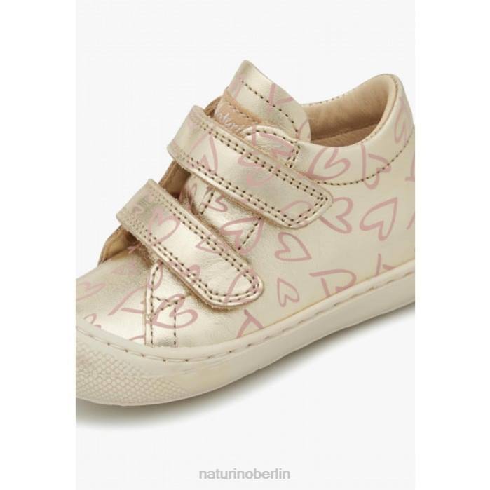 de Naturino Kinder Kokon vl Erste-Schritte-Schuhe aus Leder Platin 822X168