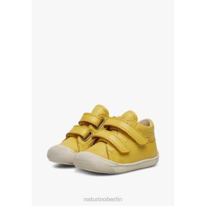 de Naturino Kinder Kokon vl Erste-Schritte-Schuhe aus Nappaleder Gelb 822X221
