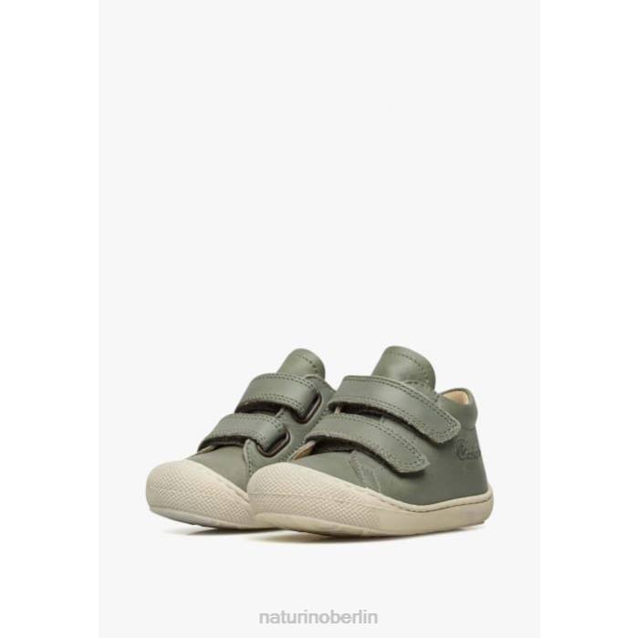 de Naturino Kinder Kokon vl Erste-Schritte-Schuhe aus Nappaleder dunkelgrün 822X149