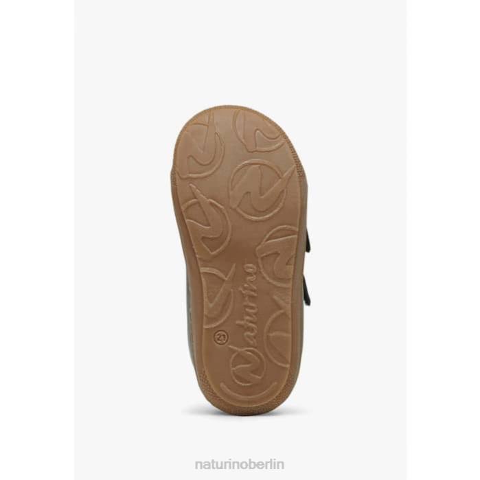de Naturino Kinder Kokon vl Erste-Schritte-Schuhe aus Nappaleder dunkelgrün 822X187